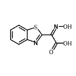 CAS 登录号：29389-34-2， (2E)-1,3-苯并噻唑-2-基(羟基亚胺)乙酸