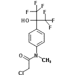 CAS#: 294196-95-5, 2-Chloro-N-[4-(1,1,1,3,3,3-Hexafluoro-2-Hydroxy-2-Propanyl)Phenyl]-N-Methylacetamide