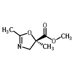 CAS#: 294847-59-9, Methyl (5R)-2,5-Dimethyl-4,5-Dihydro-1,3-Oxazole-5-Carboxylate