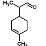 CAS 登录号：29548-14-9， 2-(4-甲基-3-环己烯-1-基)丙醛