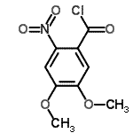 CAS 登录号：29568-78-3， 4,5-二甲氧基-2-硝基苯甲酰氯