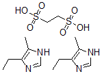CAS 登录号：29584-97-2， 4-乙基-5-甲基咪唑 1,2-乙烷二磺酸盐