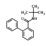CAS 登录号：29585-78-2， N-(2-甲基-2-丙基)-2-联苯甲酰胺