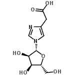 CAS 登录号：29605-99-0， 4-(羧甲基)-1-(beta-D-呋喃核糖基)-1H-咪唑