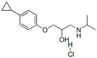 CAS 登录号：29632-49-3， 1-(4-环丙基苯氧基)-3-(丙-2-基氨基)丙-2-醇盐酸盐