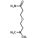 CAS 登录号：296761-14-3， 3-[2-(二甲基氨基)乙氧基]丙酰胺