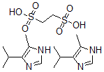 CAS 登录号：29678-80-6， 乙烷-1,2-二磺酸 4-甲基-5-丙-2-基-3H-咪唑盐