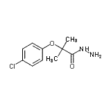 CAS 登录号：29771-66-2， 2-(4-氯苯氧基)-2-甲基丙酰肼