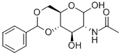 CAS 登录号：29776-43-0， 2-(乙酰氨基)-2-脱氧-4,6-O-(苯基亚甲基)-D-吡喃葡萄糖
