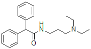 CAS 登录号：298-60-2， N-(3-二乙基氨基丙基)-2,2-二(苯基)乙酰胺