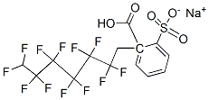 CAS 登录号：29811-19-6， 2-磺基-苯甲酸 1-(2,2,3,3,4,4,5,5,6,6,7,7-十二氟庚基)酯钠盐(1:1)