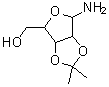 CAS 登录号：29836-10-0， 2,3-O-异亚丙基呋喃戊糖基胺