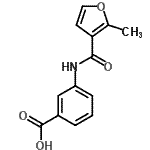 CAS 登录号：298686-55-2， 3-[(2-甲基-3-糠酰)氨基]苯甲酸