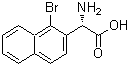 CAS 登录号：299164-81-1， (2S)-氨基(1-溴-2-萘基)乙酸