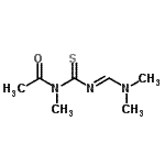CAS 登录号：299175-13-6， N-{[(E)-(二甲基氨基)亚甲基]硫代氨基甲酰}-N-甲基乙酰胺