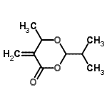 CAS 登录号：299177-35-8， 2-异丙基-6-甲基-5-亚甲基-1,3-二恶烷-4-酮
