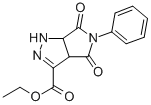 CAS 登录号：2997-63-9， 4,6-二氧代-5-苯基-1,3A,4,5,6,6alpha-六氢吡咯并[3,4-c]吡唑-3-羧酸乙酯