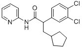 CAS 登录号：300353-42-8， 3,4-二氯-alpha-(环戊基甲基)-N-2-吡啶基-苯乙酰胺