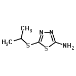 CAS#: 30062-47-6, 5-(Isopropylsulfanyl)-1,3,4-Thiadiazol-2-Amine