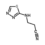 CAS#: 300686-01-5, 3-(1,3,4-Thiadiazol-2-Ylamino)Propanenitrile