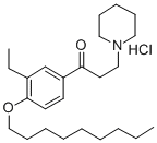 CAS 登录号：30075-01-5， 1-(3-乙基-4-壬氧基苯基)-3-哌啶-1-基丙-1-酮盐酸盐