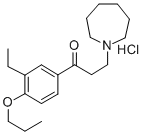 CAS 登录号：30075-13-9， 3-(氮杂环庚-1-基)-1-(3-乙基-4-丙氧基苯基)丙-1-酮盐酸盐