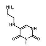 CAS 登录号：300804-18-6， 5-[(2-氨基乙基)氨基]-2,4(1H,3H)-嘧啶二酮