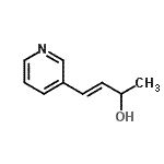 CAS 登录号：300805-77-0， (3E)-4-(3-吡啶基)-3-丁烯-2-醇