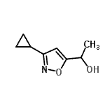 CAS 登录号：301168-24-1， 1-(3-环丙基-1,2-恶唑-5-基)乙醇