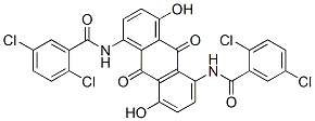 CAS#: 30124-48-2, N,N'-(9,10-Dihydro-4,8-Dihydroxy-9,10-Dioxoanthracene-1,5-Diyl)Bis(2,5-Dichlorobenzamide)