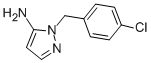 CAS 登录号：30153-85-6， 2-[(4-氯苯基)甲基]吡唑-3-胺