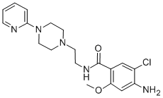 CAS#: 30198-81-3, 4-Amino-5-Chloro-2-Methoxy-N-[2-(4-Pyridin-2-Ylpiperazin-1-Yl)Ethyl]Benzamide