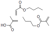 CAS#: 30231-49-3, 2-Methyl-2-propenoic acid, butyl 2-propenoate, butyl 2-methyl-2-propenoate polymer