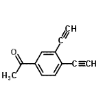 CAS 登录号：302346-41-4， 1-(3,4-二乙炔基苯基)乙酮