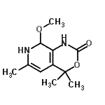 CAS#: 302933-96-6, 8-Methoxy-4,4,6-Trimethyl-1,4,7,8-Tetrahydro-2H-Pyrido[3,4-d][1,3]Oxazin-2-One