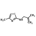 CAS#: 302967-79-9, 4-Methyl-N-(2-Methyl-2-Propen-1-Yl)-1,3-Thiazol-2-Amine