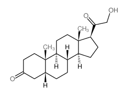 CAS 登录号：303-01-5， (5R,8R,9S,10S,13S,14S,17S)-17-(2-羟基乙酰基)-10,13-二甲基-1,2,4,5,6,7,8,9,11,12,14,15,16,17-十四氢环戊烯并[a]菲-3-酮