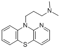 CAS#: 303-69-5, N,N-Dimethyl-10H-pyrido(3,2-b)(1,4)benzothiazine-10-propanamine, monohydrochloride
