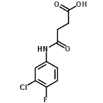 CAS#: 303137-77-1, 4-[(3-Chloro-4-Fluorophenyl)Amino]-4-Oxobutanoic Acid