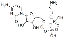 CAS 登录号：3036-18-8， (2-氨基乙氧基-羟基磷酰)[5-(4-氨基-2-氧代嘧啶-1-基)-3,4-二羟基四氢呋喃-2-基]甲基磷酸氢酯