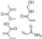 CAS#: 30394-81-1, Ethyl acrylate-acrylamide-N-methylolacrylamide-methylmethacrylate polymer