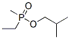 CAS 登录号：30405-01-7， 2-甲基丙基乙基甲基亚膦酸酯