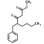 CAS 登录号：30414-59-6， 甲基4-苄基-3-氧代辛酸酯