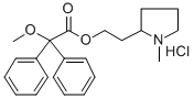CAS#: 3043-14-9, 2-(1-Methylpyrrolidin-1-Ium-2-Yl)Ethyl 2-Methoxy-2,2-Diphenylacetate Chloride