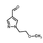 CAS 登录号：304693-70-7， 1-(2-甲氧基乙基)-1H-吡唑-4-甲醛
