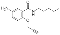 CAS#: 30533-82-5, 5-Amino-N-Pentyl-2-Prop-2-Ynoxybenzamide