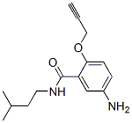 CAS 登录号：30533-83-6， 5-氨基-N-(3-甲基丁基)-2-丙-2-炔氧基苯甲酰胺