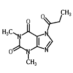 CAS#: 3056-20-0, 1,3-Dimethyl-7-Propionyl-3,7-Dihydro-1H-Purine-2,6-Dione