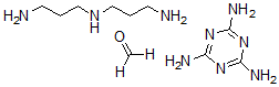 CAS#: 30584-00-0, Formaldehyde, polymer with N-(3-aminopropyl)-1,3-propanediamine and1,3,5-triazine-2,4,6-triamine