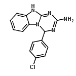 CAS#: 306288-55-1, 4-(4-Chlorophenyl)-1,4-Dihydro[1,3,5]Triazino[1,2-a]Benzimidazol-2-Amine